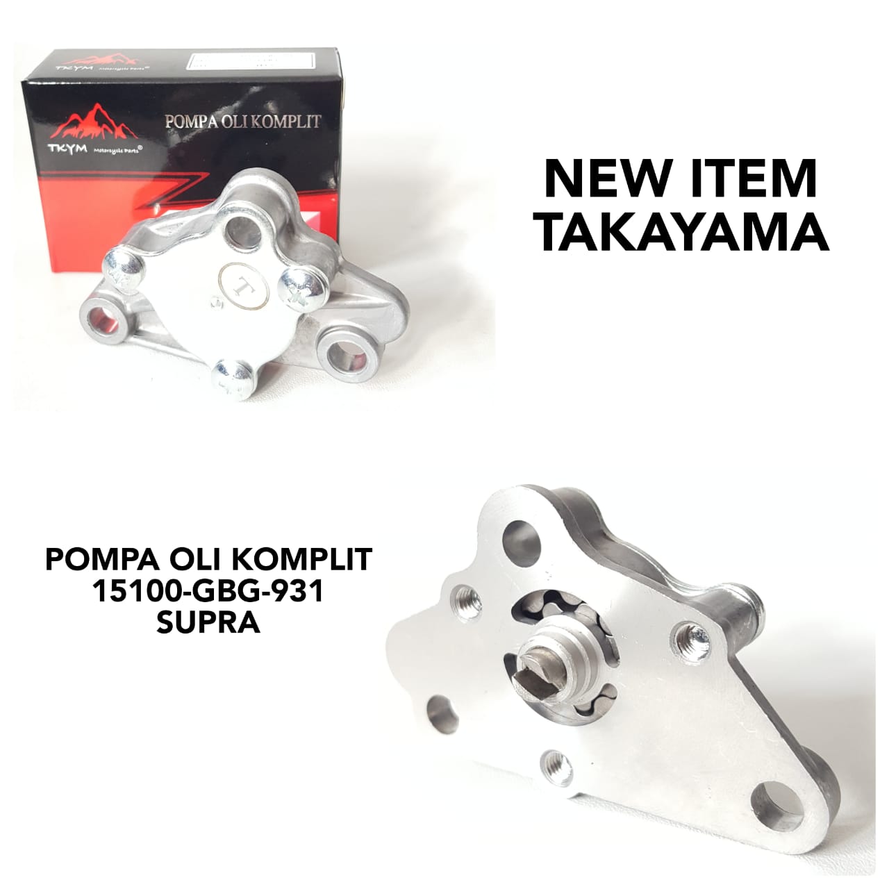 Takayama Pompa Oli Assy Komplit Supra